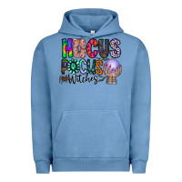 Pigment Pebble Blue hocus pocus witches Urban Hoodie - CowhideDigitalArt