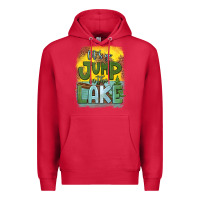 Cardinal let's go jump in the lake Premium Hoodie - HRA Design Shop