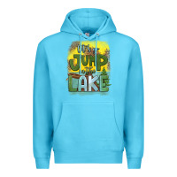 Ocean Blue let's go jump in the lake Premium Hoodie - HRA Design Shop