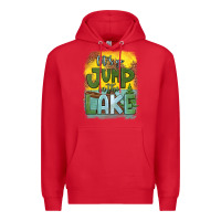 Red let's go jump in the lake Premium Hoodie - HRA Design Shop