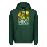 Sports Green let's go jump in the lake Premium Hoodie - HRA Design Shop