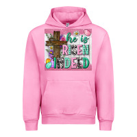 Fuchsia Pink he is risen indeed tumbler Urban Hoodie - Neo Western