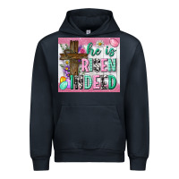 Navy he is risen indeed tumbler Urban Hoodie - Neo Western