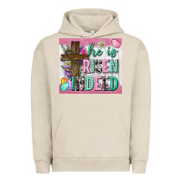 Pigment French Oak he is risen indeed tumbler Urban Hoodie - Neo Western