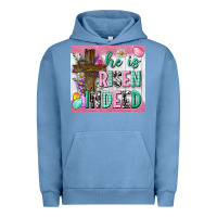 Pigment Pebble Blue he is risen indeed tumbler Urban Hoodie - Neo Western