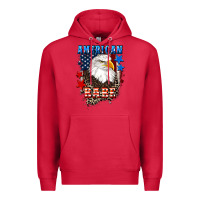 Cardinal American Babe  4th of july Premium Hoodie - CowGirlArtShop