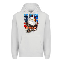 Dove Grey American Babe  4th of july Premium Hoodie - CowGirlArtShop