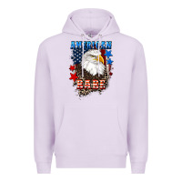 Lilac American Babe  4th of july Premium Hoodie - CowGirlArtShop