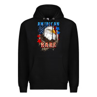 Black American Babe  4th of july Premium Hoodie - CowGirlArtShop