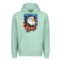 Seafoam American Babe  4th of july Premium Hoodie - CowGirlArtShop