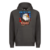 Smoke American Babe  4th of july Premium Hoodie - CowGirlArtShop