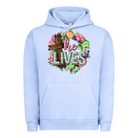 Pigment Grape Ice He lives Easter with flowers Urban Hoodie - Neo Western