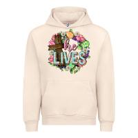 Sandshell He lives Easter with flowers Urban Hoodie - Neo Western