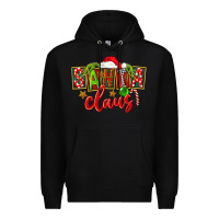 Black Christmas santa claus Premium Hoodie - FaDigitalArtStudio