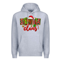 Heather Grey Christmas santa claus Premium Hoodie - FaDigitalArtStudio