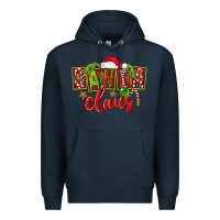 Navy Christmas santa claus Premium Hoodie - FaDigitalArtStudio