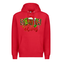 Red Christmas santa claus Premium Hoodie - FaDigitalArtStudio