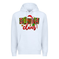 White Christmas santa claus Premium Hoodie - FaDigitalArtStudio