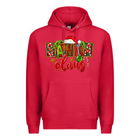 Cardinal Christmas santa claus Premium Hoodie - FaDigitalArtStudio