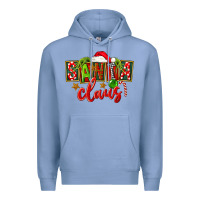 Colony Blue Christmas santa claus Premium Hoodie - FaDigitalArtStudio