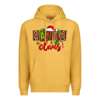 Mustard Christmas santa claus Premium Hoodie - FaDigitalArtStudio