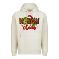 Oatmeal Heather Christmas santa claus Premium Hoodie - FaDigitalArtStudio