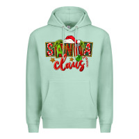 Seafoam Christmas santa claus Premium Hoodie - FaDigitalArtStudio