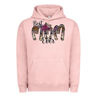 Pigment Salmon best mom ever Urban Hoodie - SublimationCraftShop