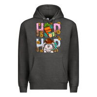 Charcoal Heather Western Hip hop Bunny Premium Hoodie - Neo Western