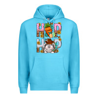 Ocean Blue Western Hip hop Bunny Premium Hoodie - Neo Western