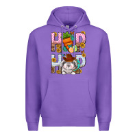 Purple Western Hip hop Bunny Premium Hoodie - Neo Western