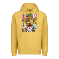 Antique Gold Western Hip hop Bunny Premium Hoodie - Neo Western