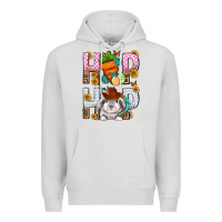 Dove Grey Western Hip hop Bunny Premium Hoodie - Neo Western
