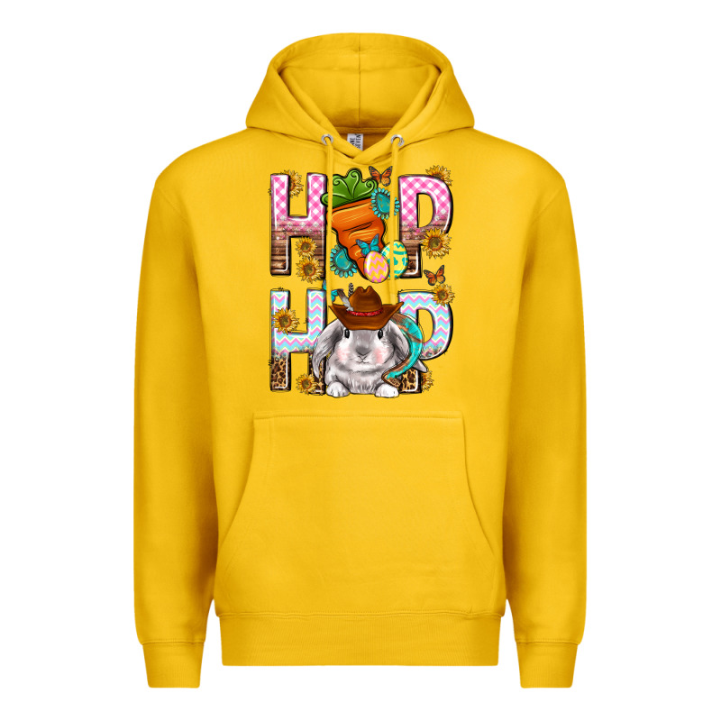 Western Hip Hop Bunny Premium Hoodie by Neo Western | Teevron