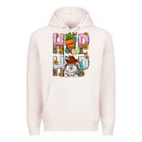 Pale Pink Western Hip hop Bunny Premium Hoodie - Neo Western