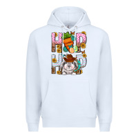 White Western Hip hop Bunny Premium Hoodie - Neo Western
