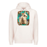 Pale Pink Western Rabbit Premium Hoodie - Neo Western