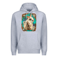 Heather Grey Western Rabbit Premium Hoodie - Neo Western