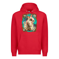 Red Western Rabbit Premium Hoodie - Neo Western