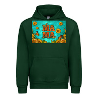 Forest Green sunflowers mama skinny metal can holder Urban Hoodie - HRA Design Shop