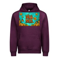 Mauve Wine sunflowers mama skinny metal can holder Urban Hoodie - HRA Design Shop