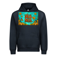 Navy sunflowers mama skinny metal can holder Urban Hoodie - HRA Design Shop