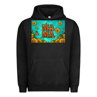 Pigment Black sunflowers mama skinny metal can holder Urban Hoodie - HRA Design Shop
