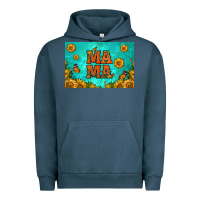 Pigment Midnight Navy sunflowers mama skinny metal can holder Urban Hoodie - HRA Design Shop
