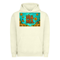 Pigment Pistachio sunflowers mama skinny metal can holder Urban Hoodie - HRA Design Shop