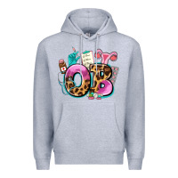 Heather Grey ob Premium Hoodie - AdoDesignShop