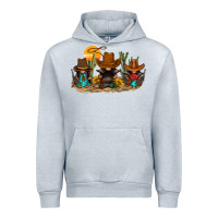 Heather Grey western gnomies Urban Hoodie - FaDigitalArtStudio