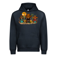 Navy western gnomies Urban Hoodie - FaDigitalArtStudio