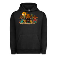 Pigment Black western gnomies Urban Hoodie - FaDigitalArtStudio