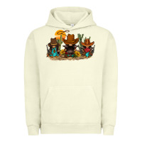 Pigment Pistachio western gnomies Urban Hoodie - FaDigitalArtStudio